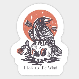 I Talk to the Wind (king crimson) Sticker